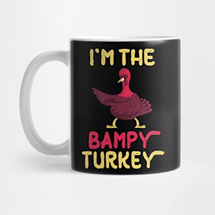 Turkey Flossing Happy Thanksgiving Day I'm The Bampy Turkey Mug